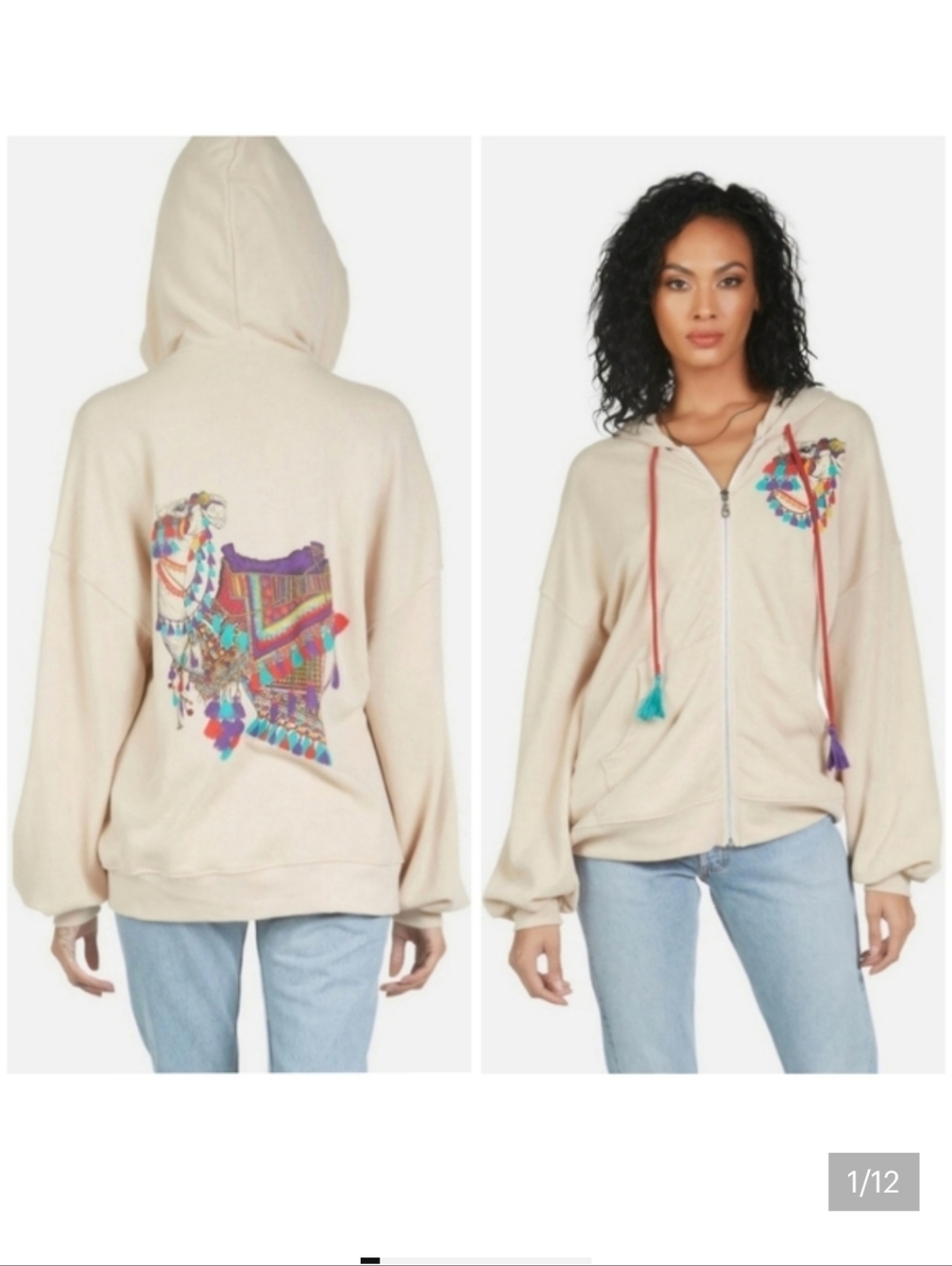 Lauren Moshi Camel hoodie